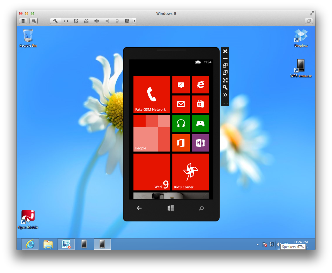 running windows phone emulator on mac